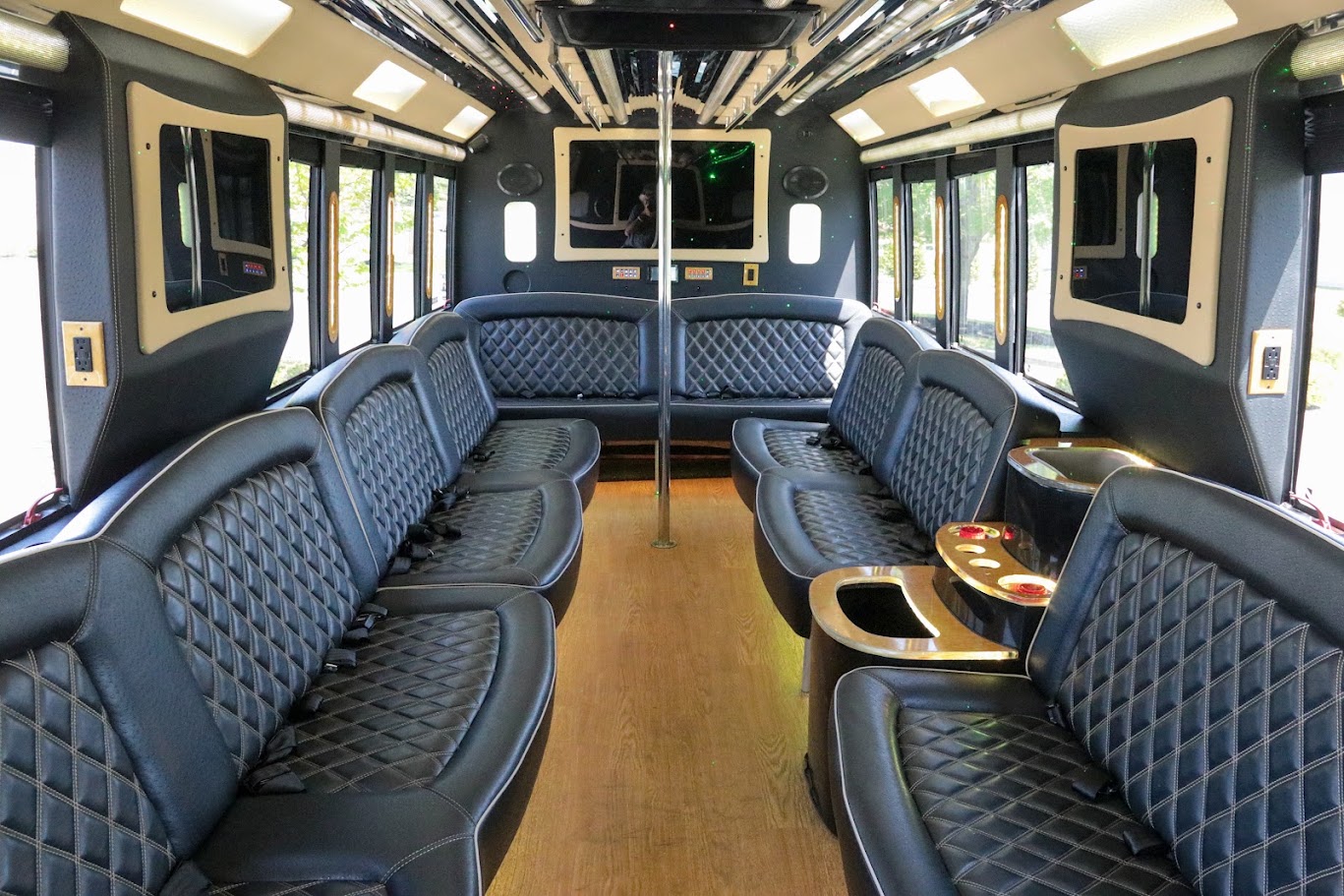 Holiday light tour transportation South Jersey